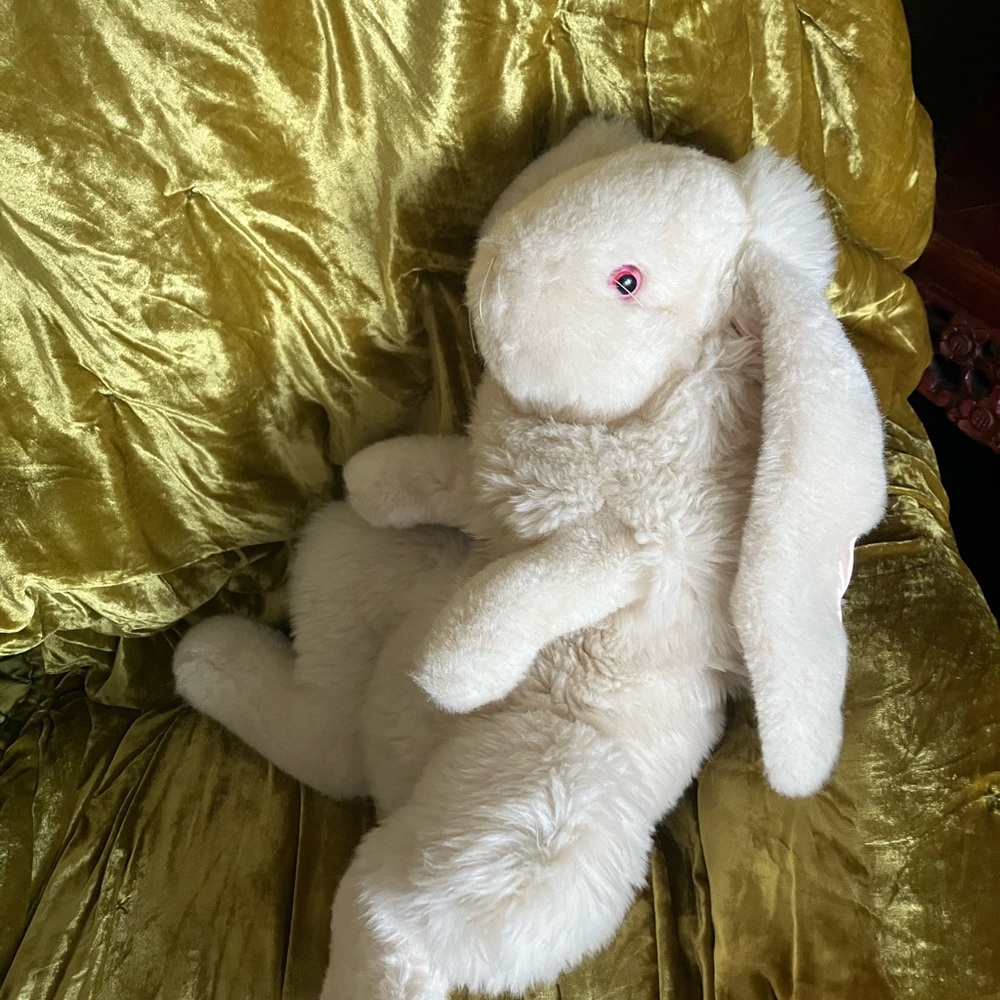 Plush White Bunny Dakin 1985